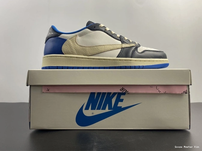 Jordan Fragment x 1 Retro DM7866-140 Scott Design Low Air x Travis 0804